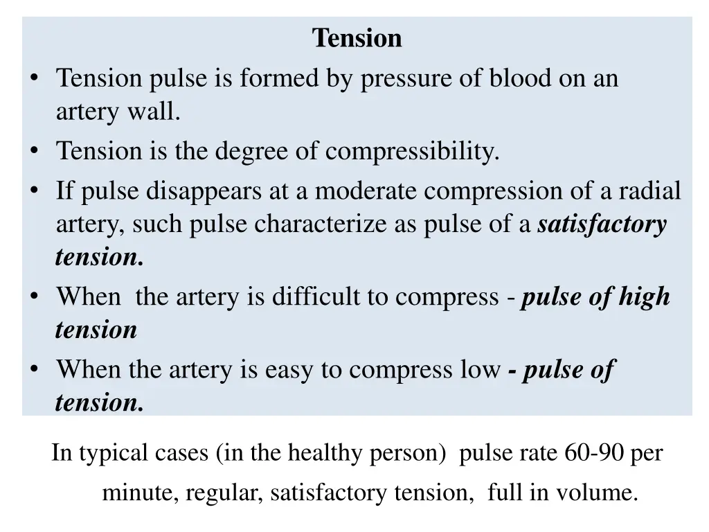 tension