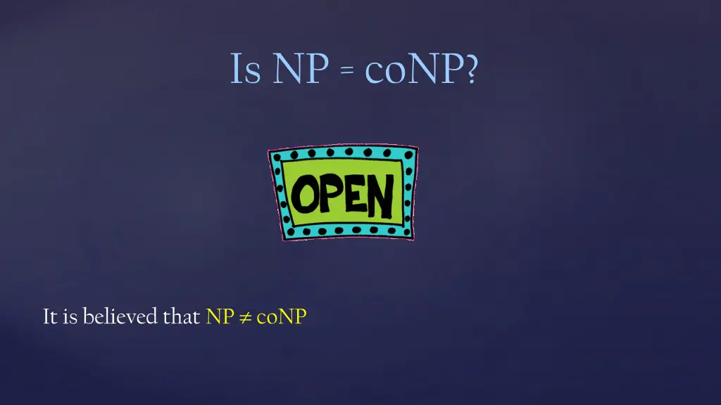 is np conp