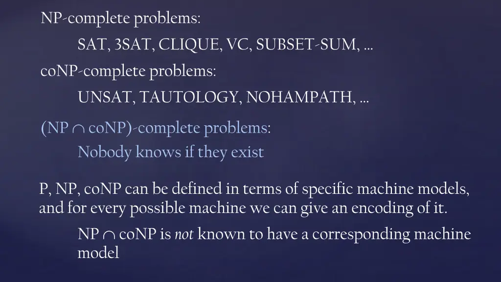 np complete problems sat 3sat clique vc subset