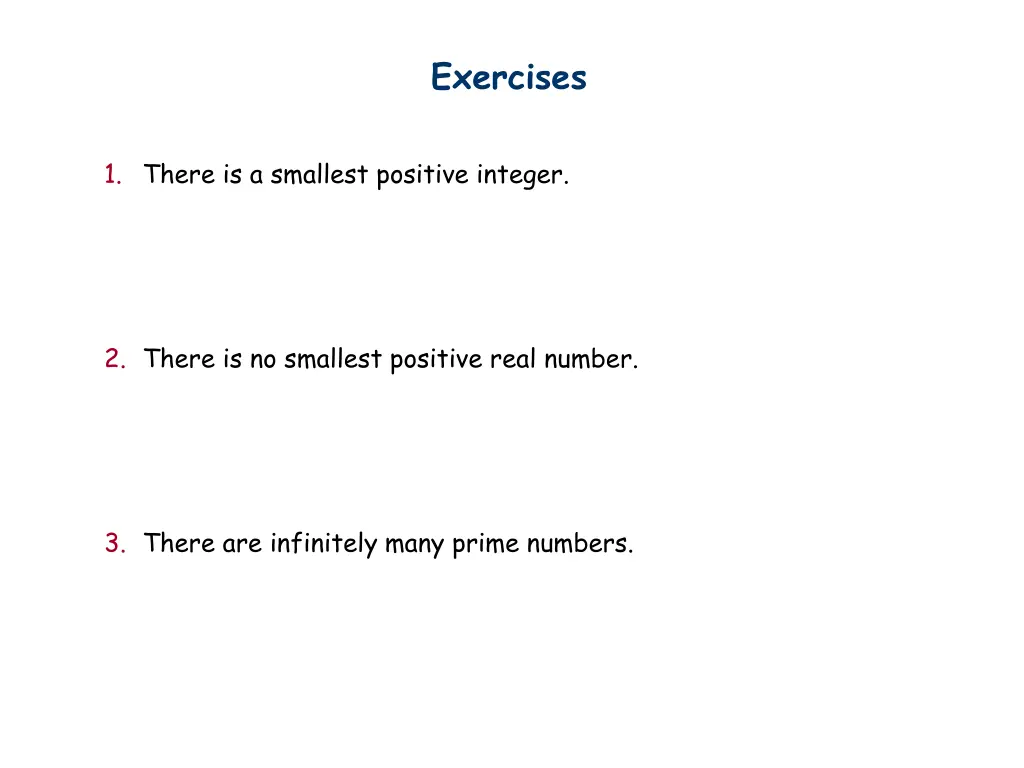 exercises 1
