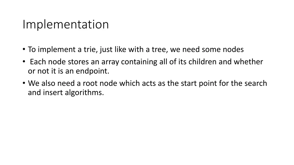 implementation