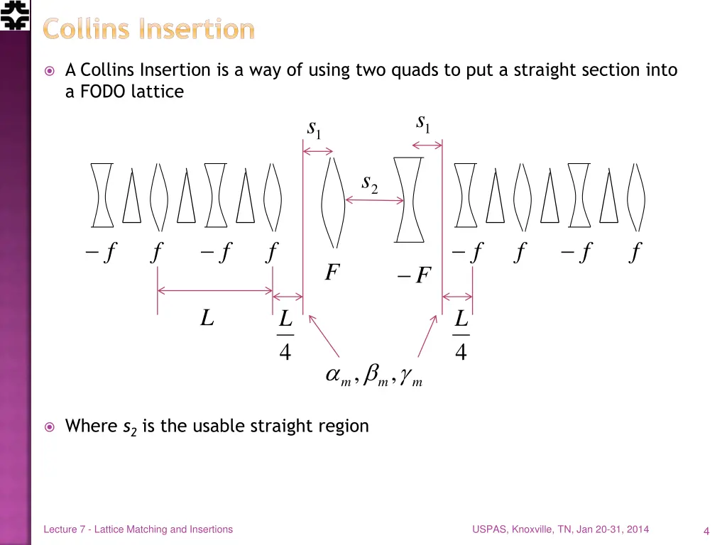 collins insertion
