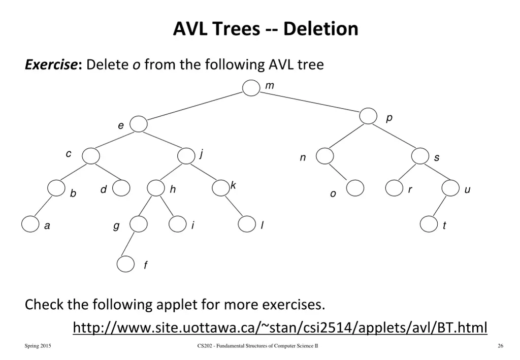 avl trees deletion 9