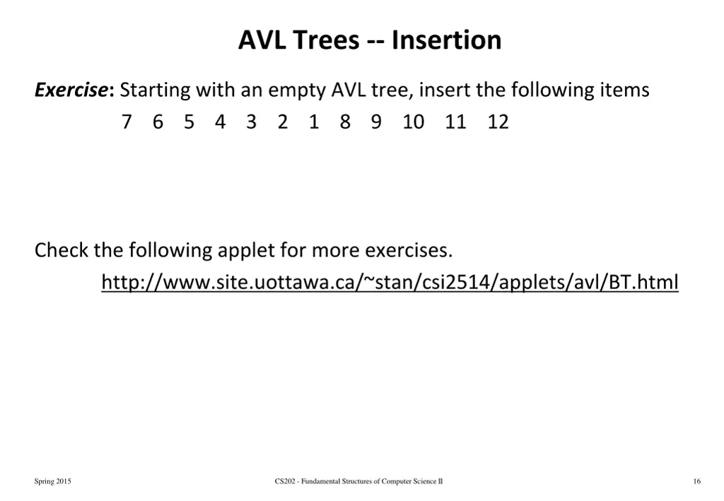 avl trees insertion 1