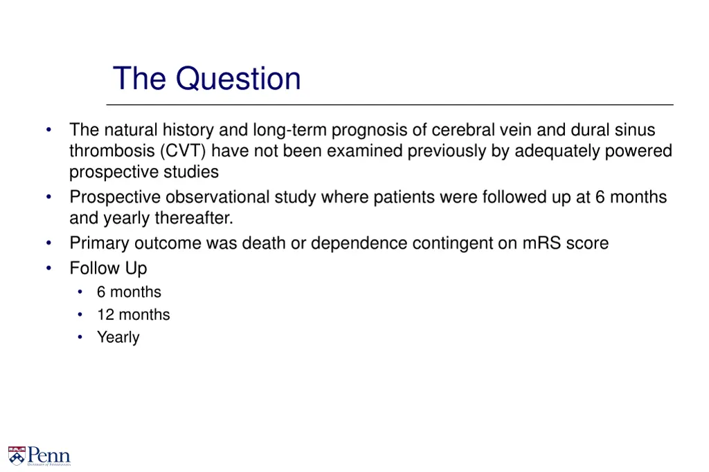 the question