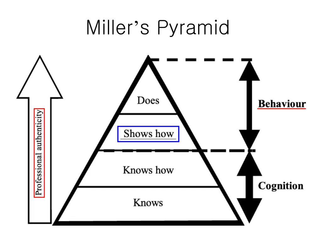 miller s pyramid