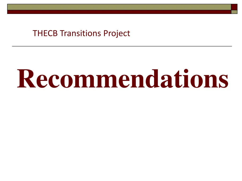 thecb transitions project 4