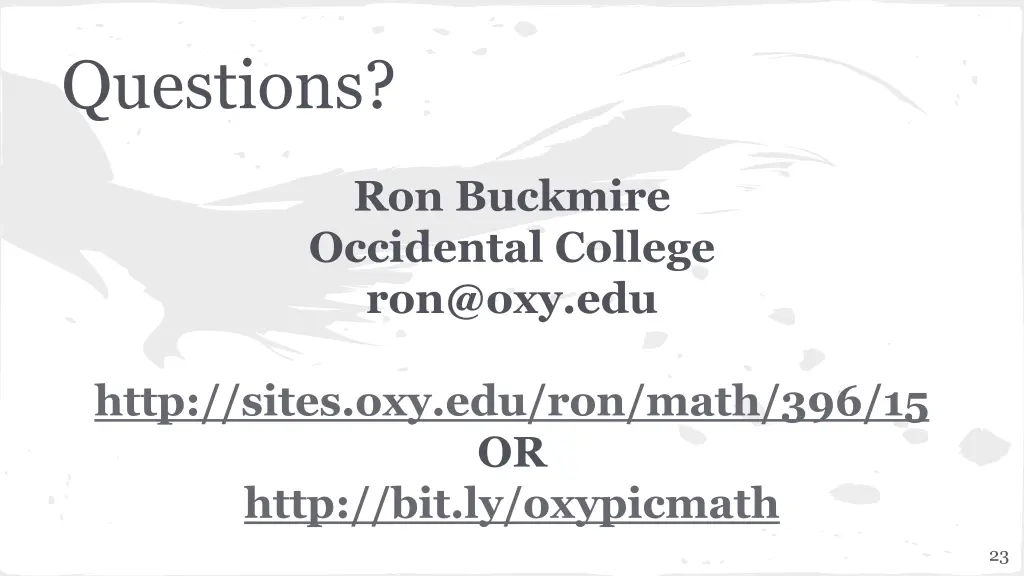 questions