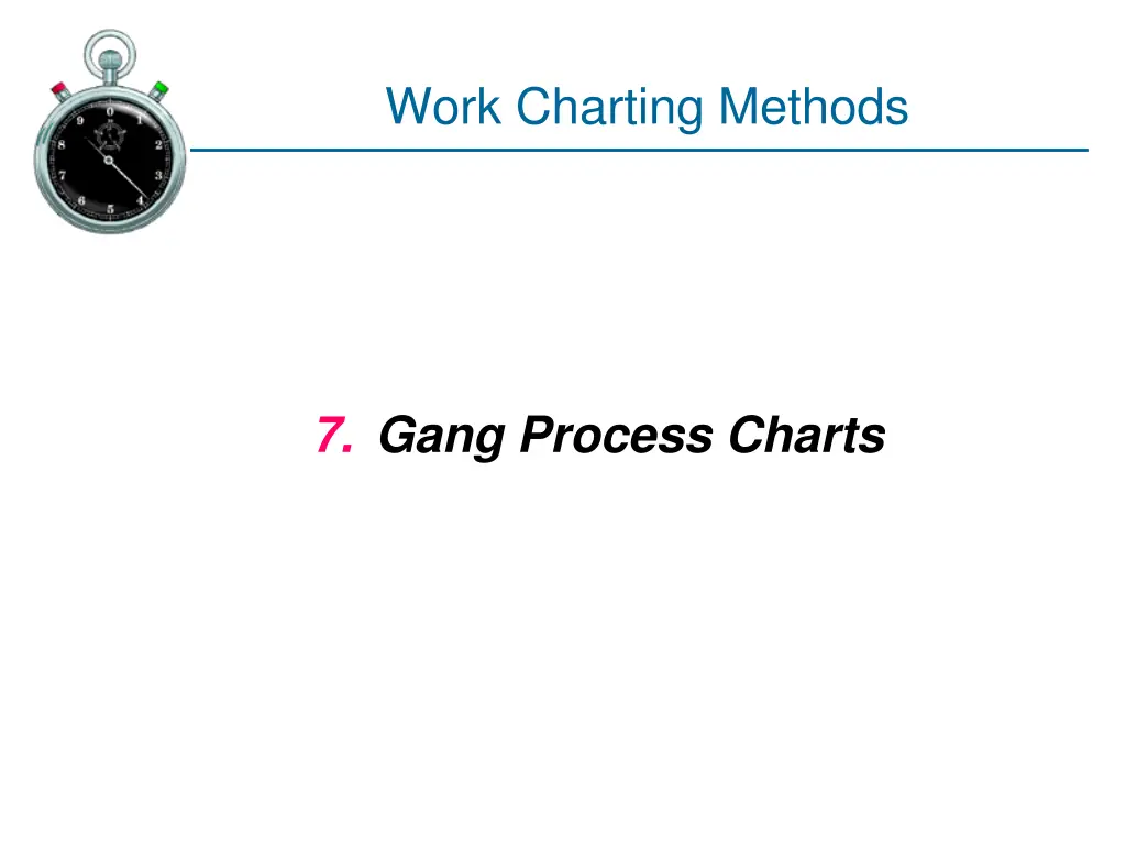work charting methods 3
