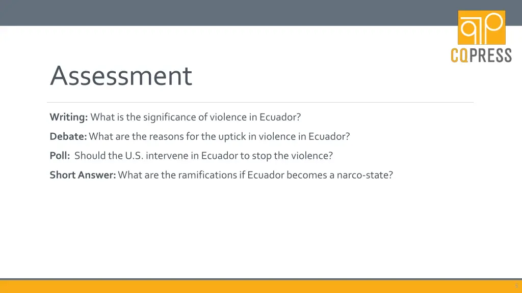 assessment