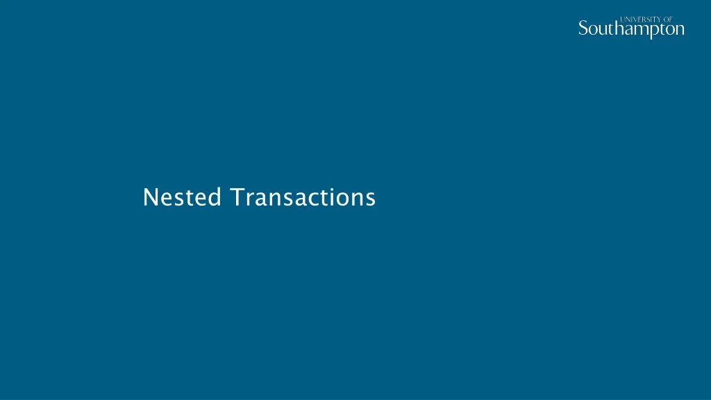 nested transactions