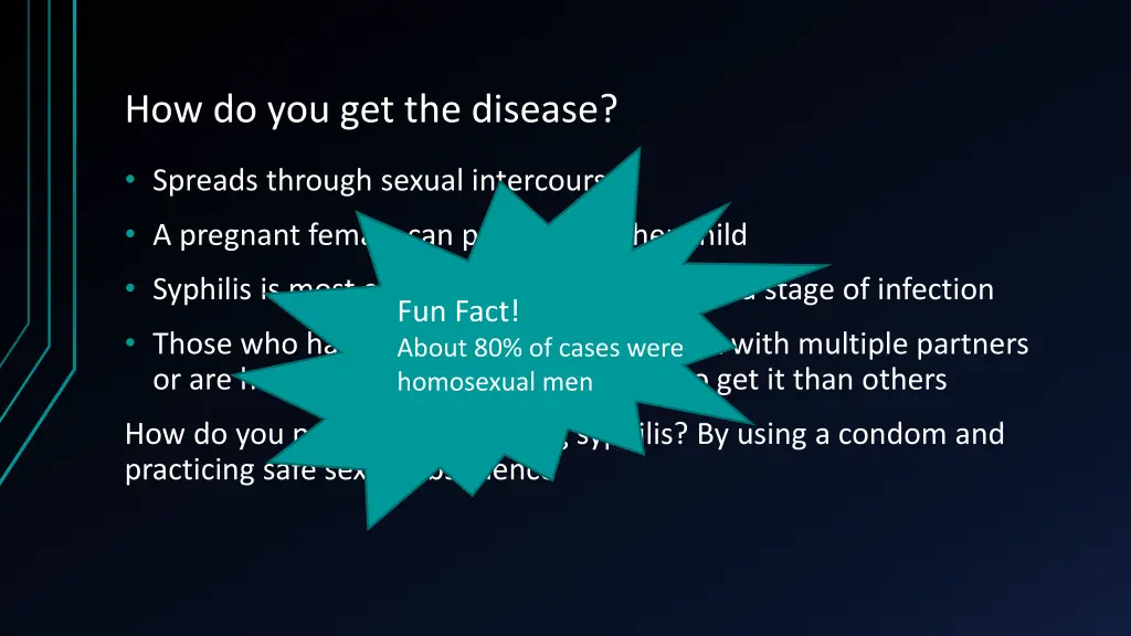 how do you get the disease