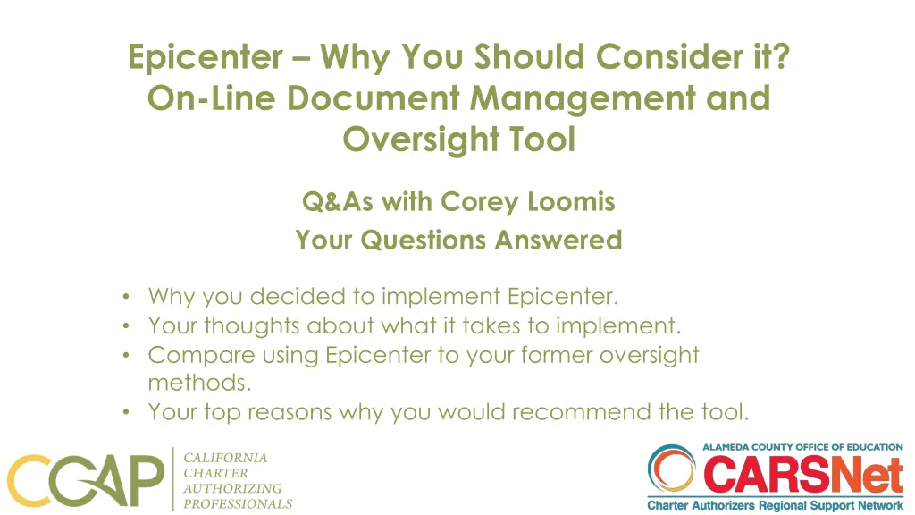 epicenter why you should consider it on line