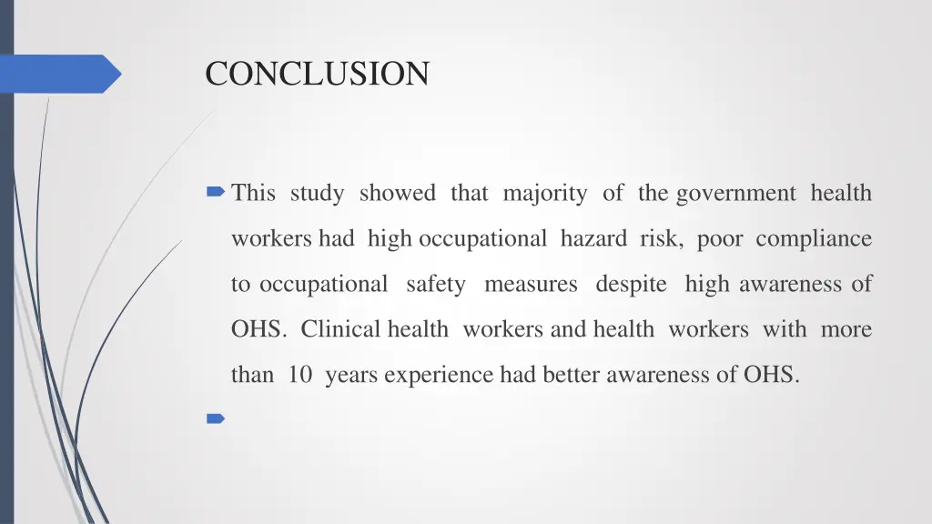 conclusion