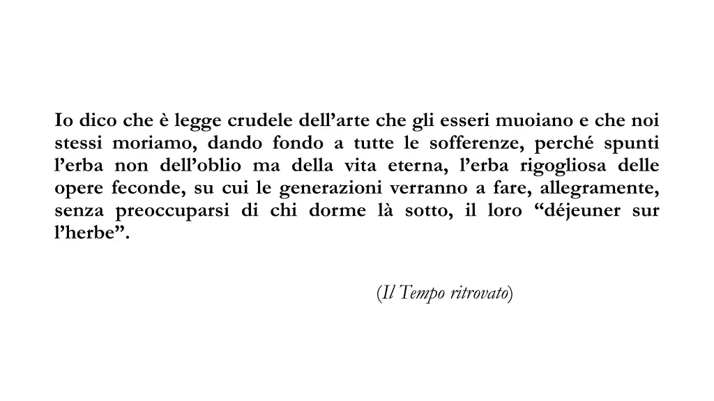 io dico che legge crudele dell arte