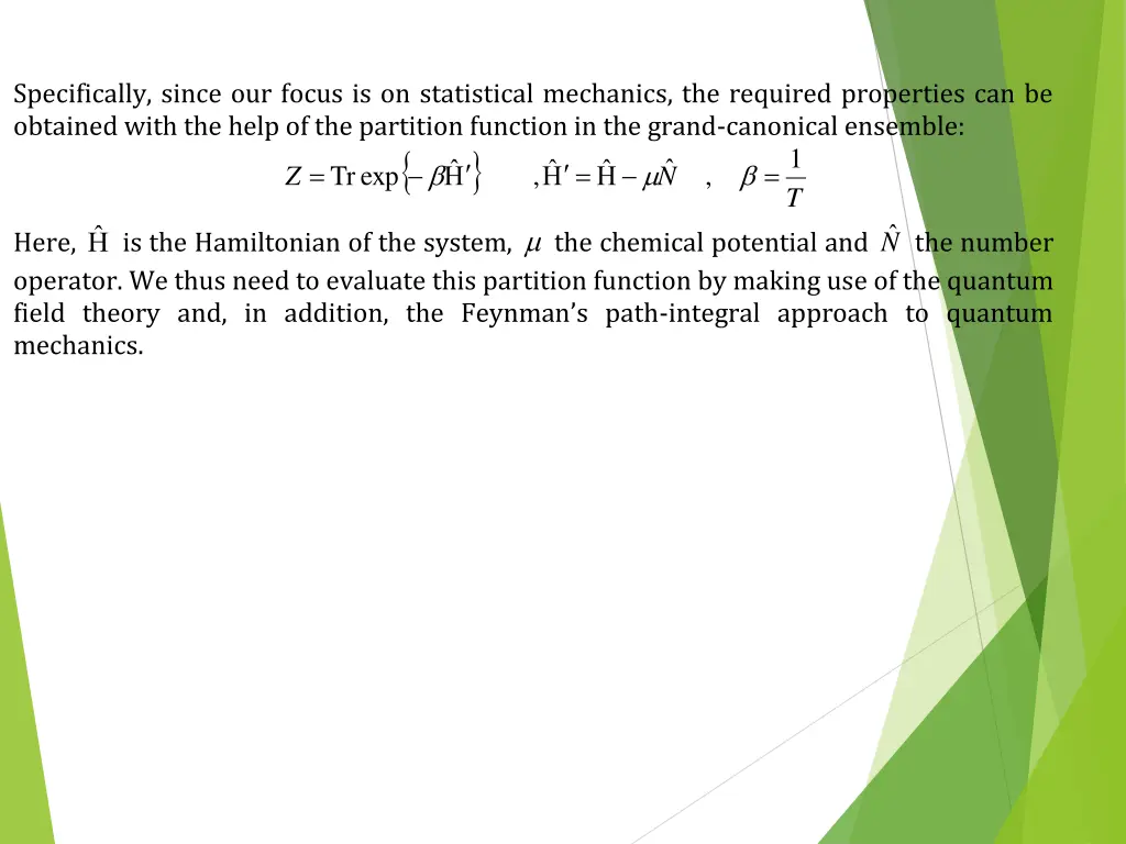 specifically since our focus is on statistical