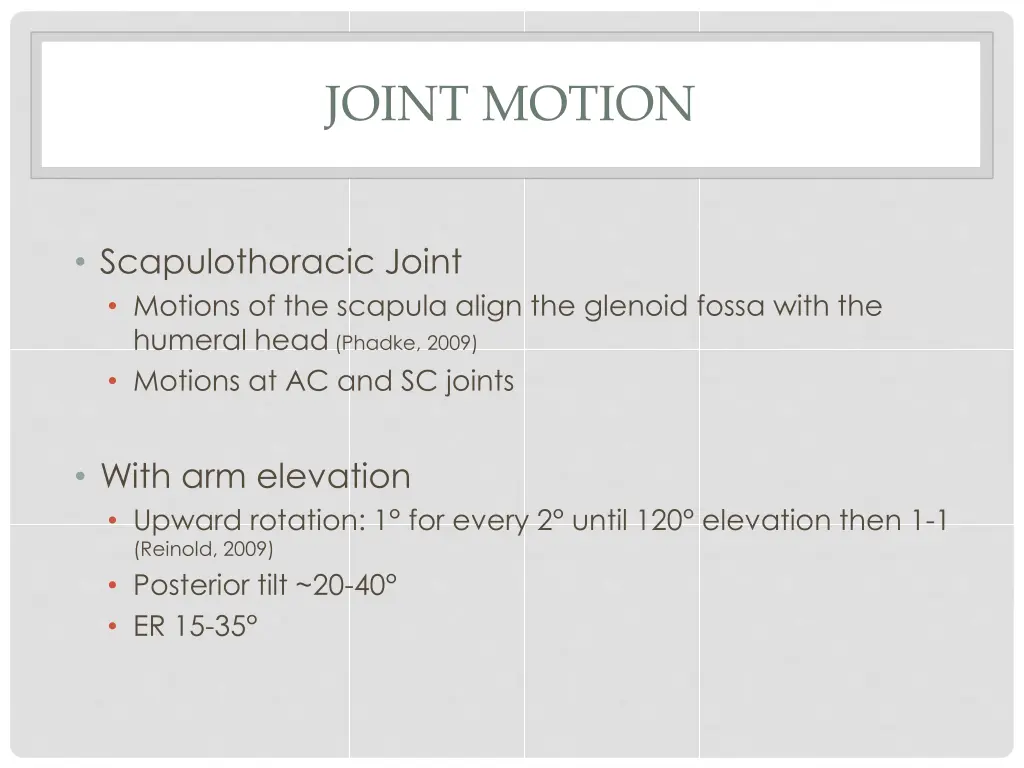 joint motion 1