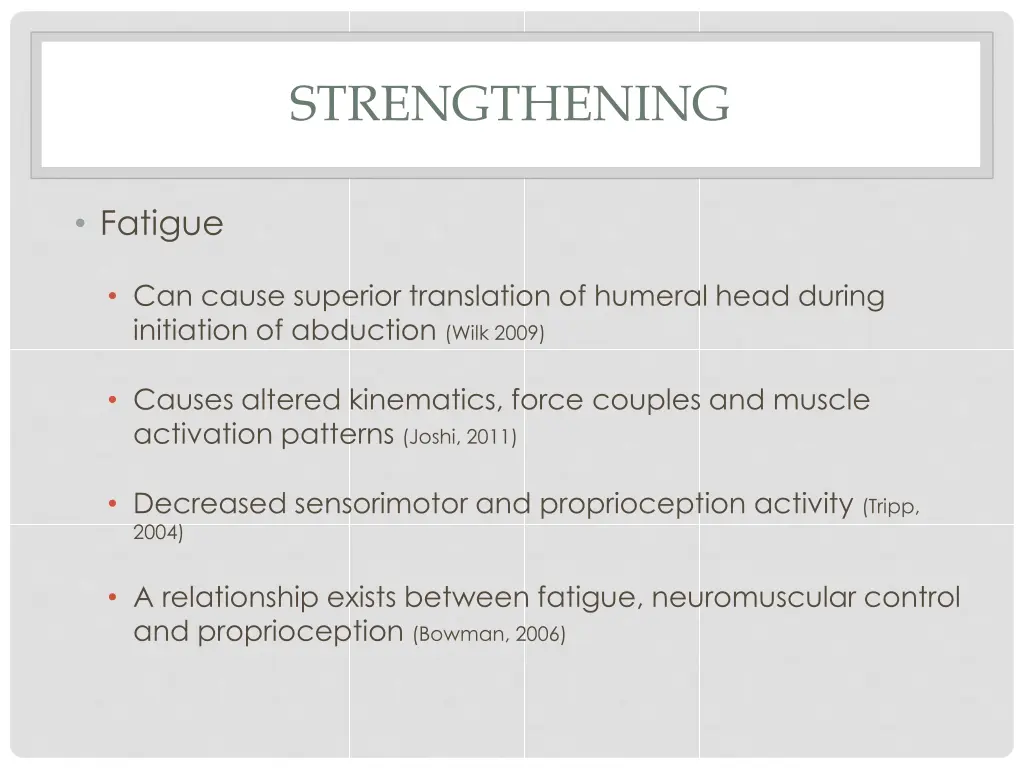 strengthening 3