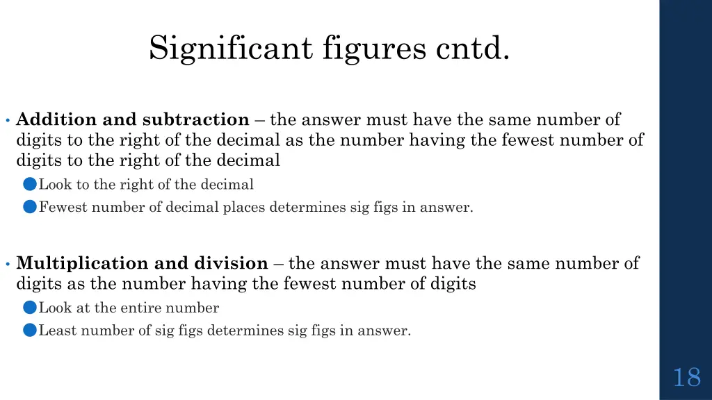 significant figures cntd