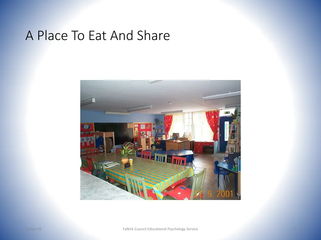 a place to eat and share