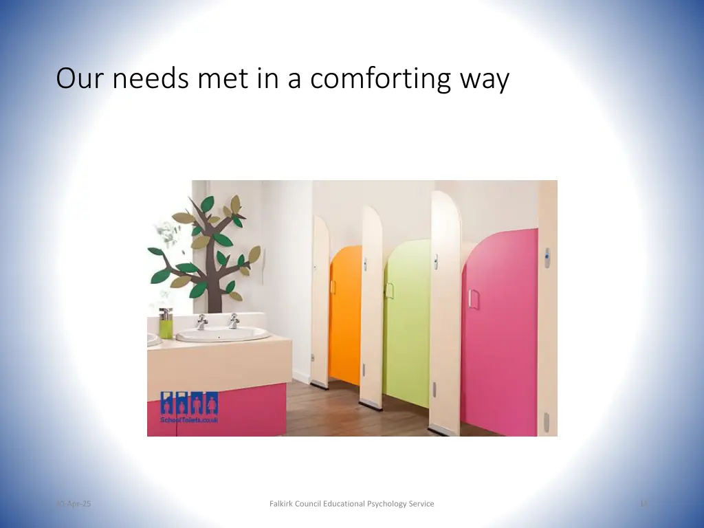 our needs met in a comforting way