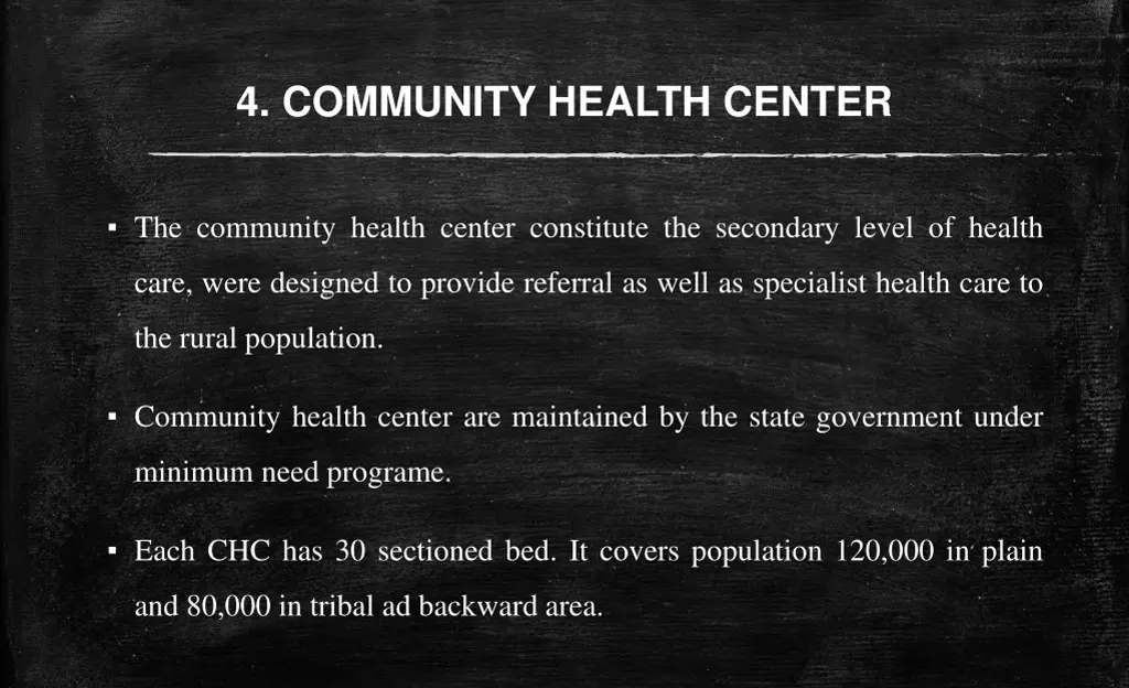 4 community health center
