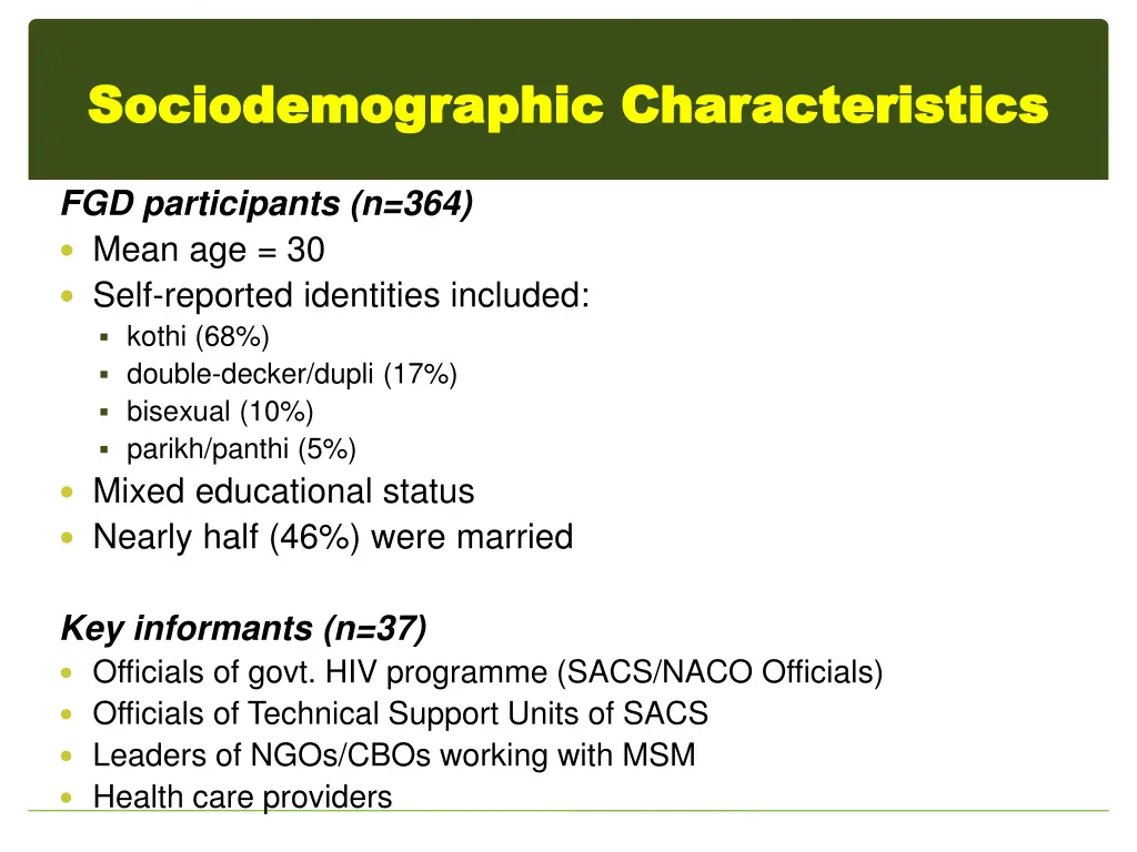 sociodemographic characteristics sociodemographic