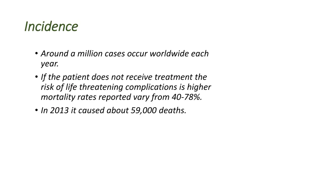 incidence incidence