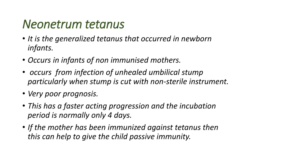 neonetrum tetanus neonetrum tetanus
