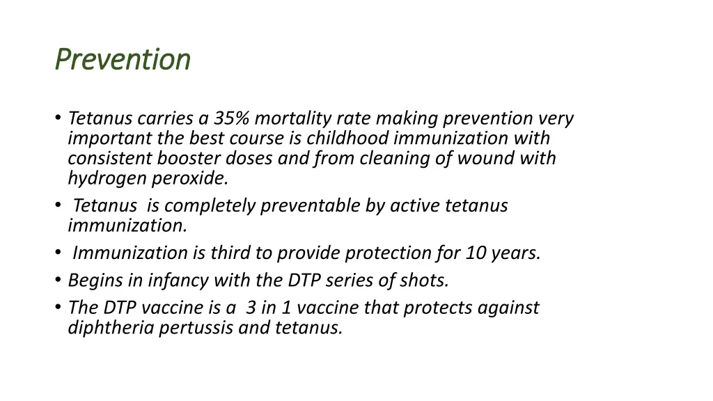 prevention prevention