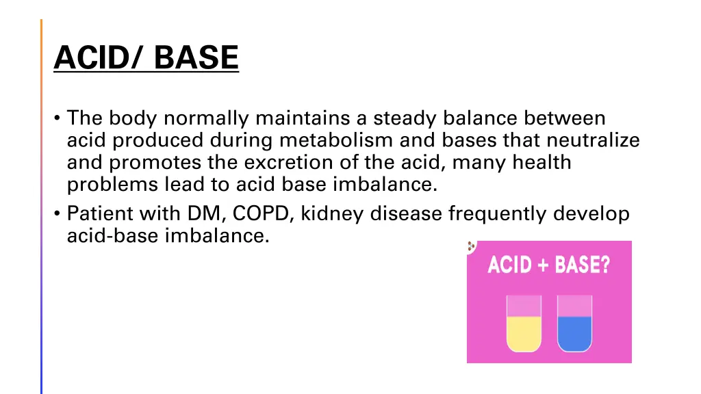 acid base