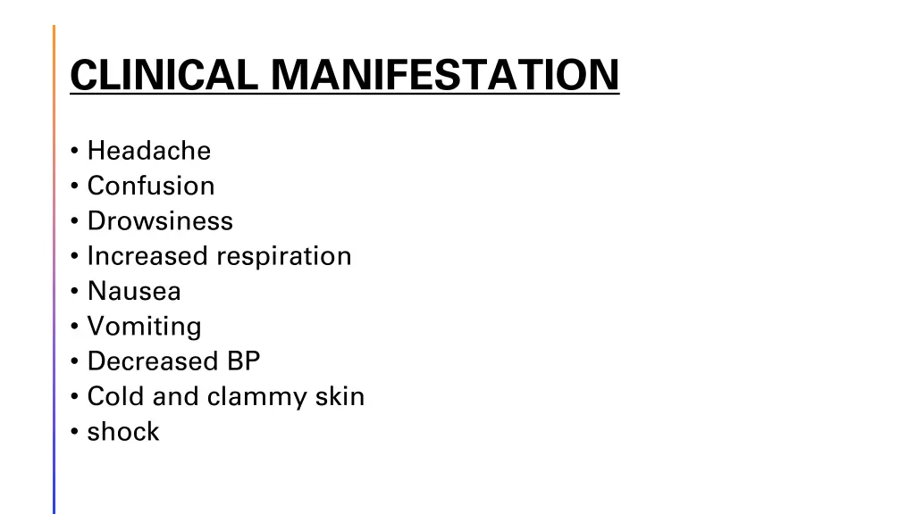 clinical manifestation 2