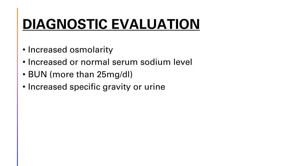 diagnostic evaluation