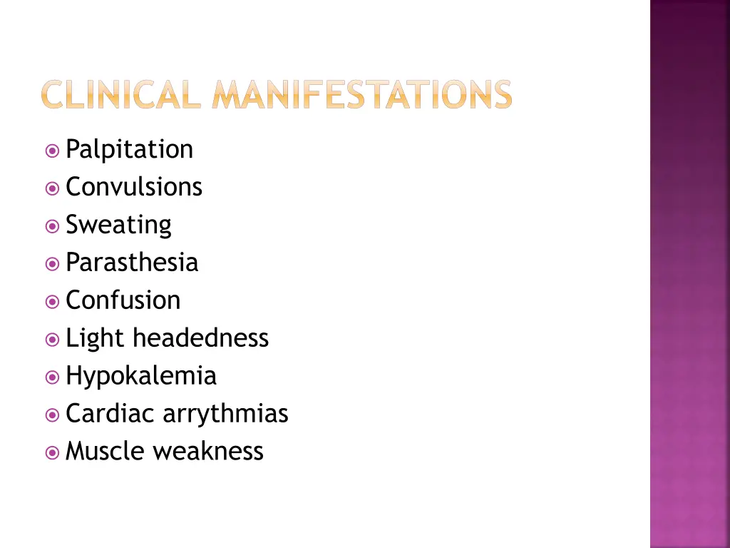 clinical manifestations 1