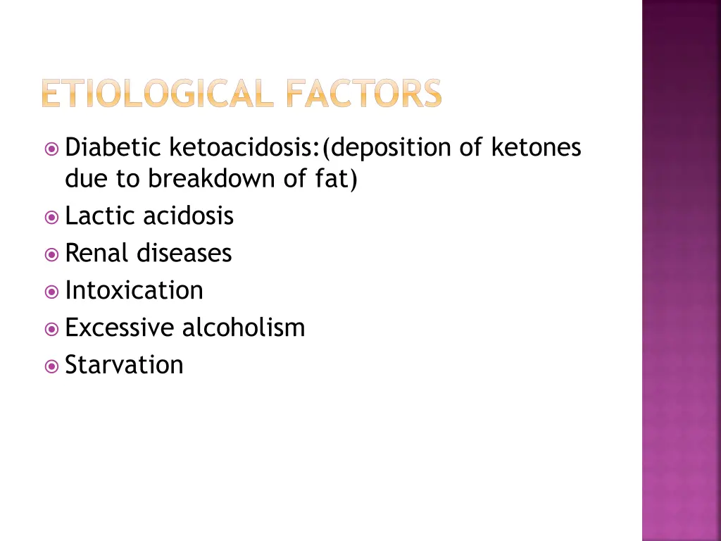 etiological factors