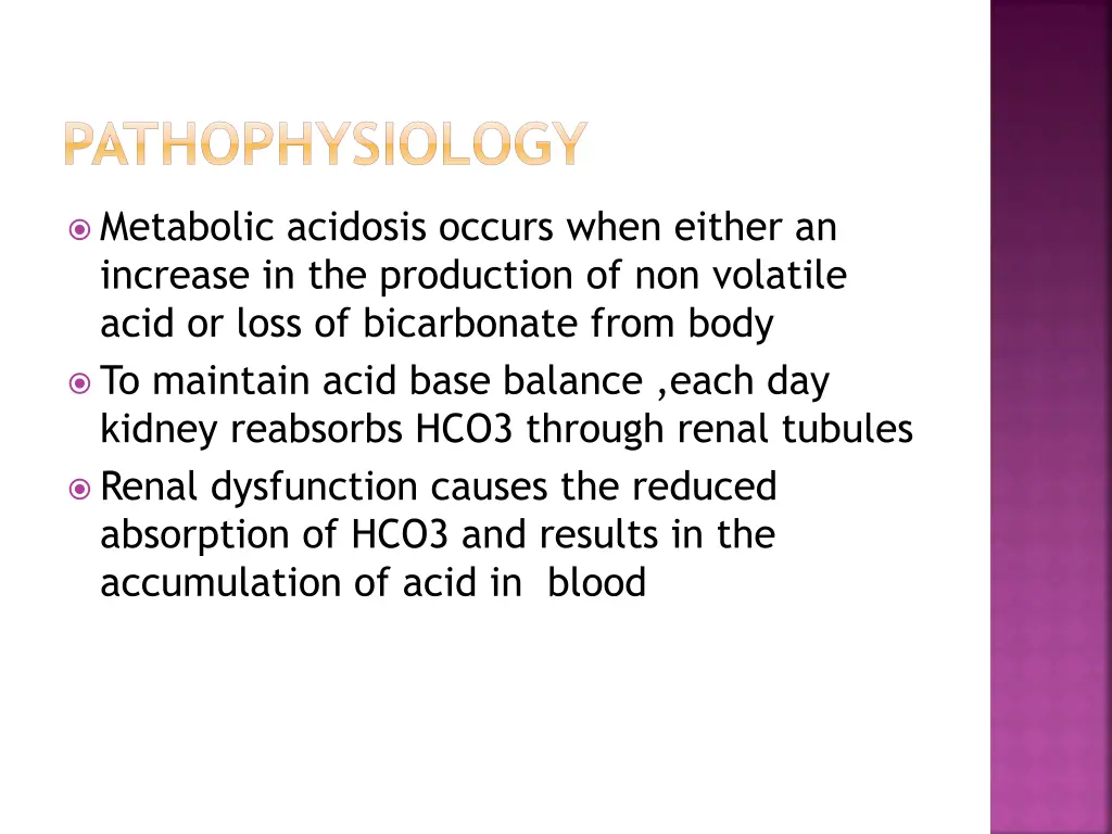 pathophysiology