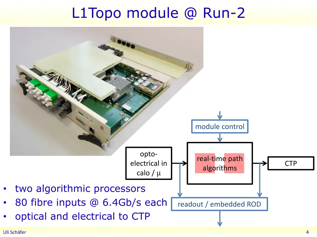l1topo module @ run 2
