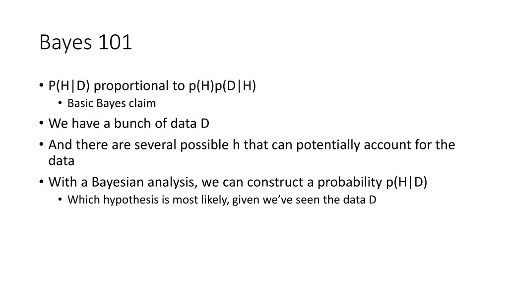 bayes 101