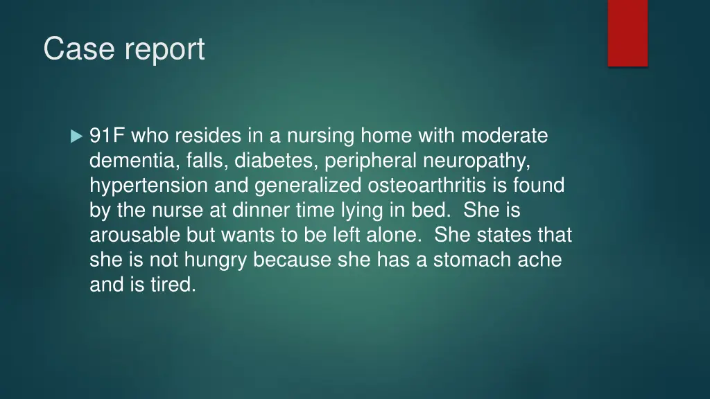 case report