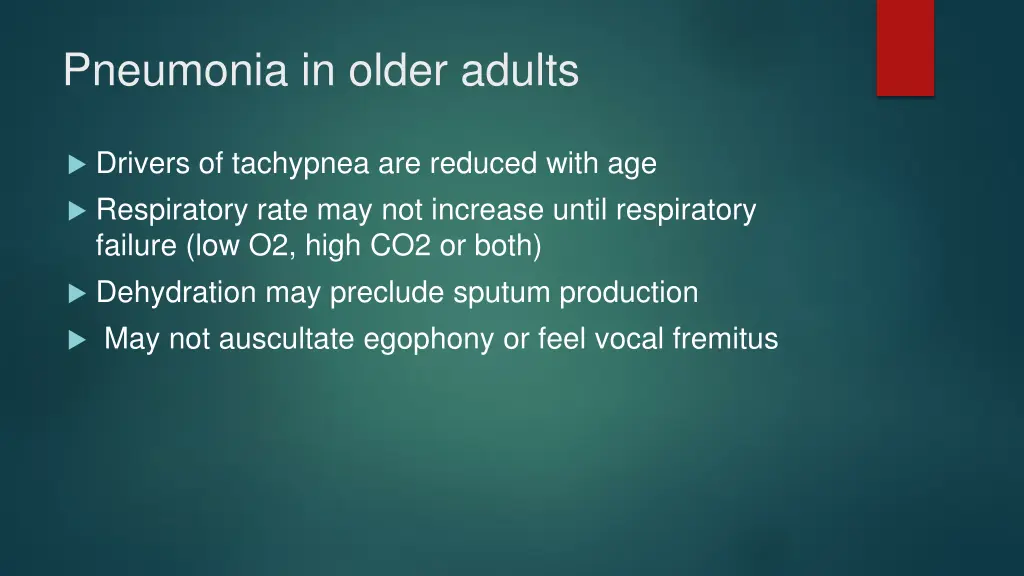 pneumonia in older adults