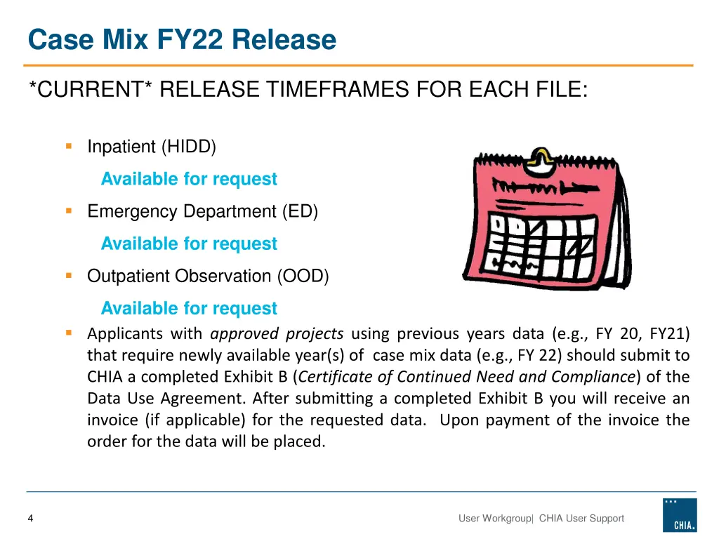 case mix fy22 release