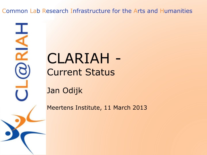 common lab research infrastructure for the arts
