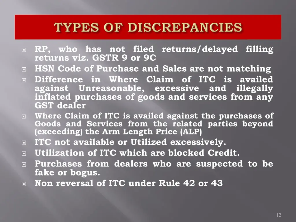 rp who has not filed returns delayed filling
