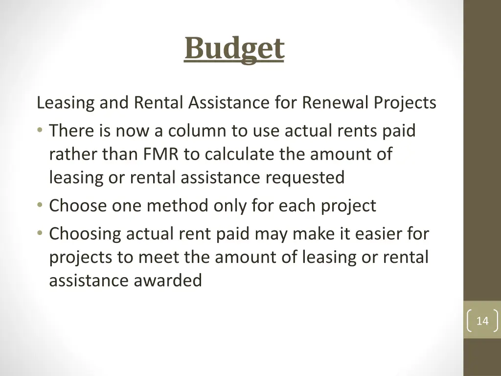 budget 1