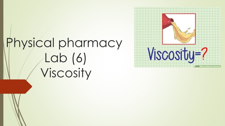 physical pharmacy lab 6 viscosity