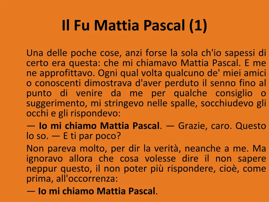 il fu mattia pascal 1