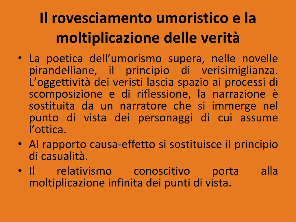 il rovesciamento umoristico e la moltiplicazione
