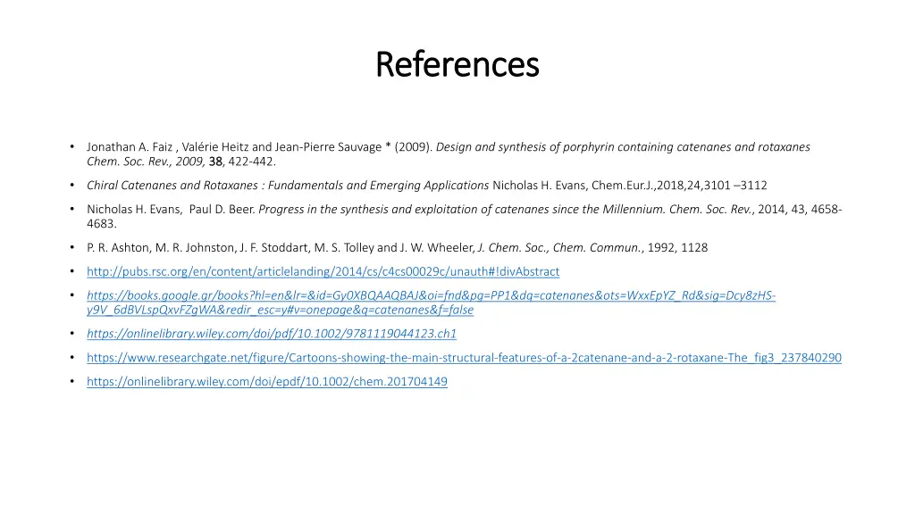 references references