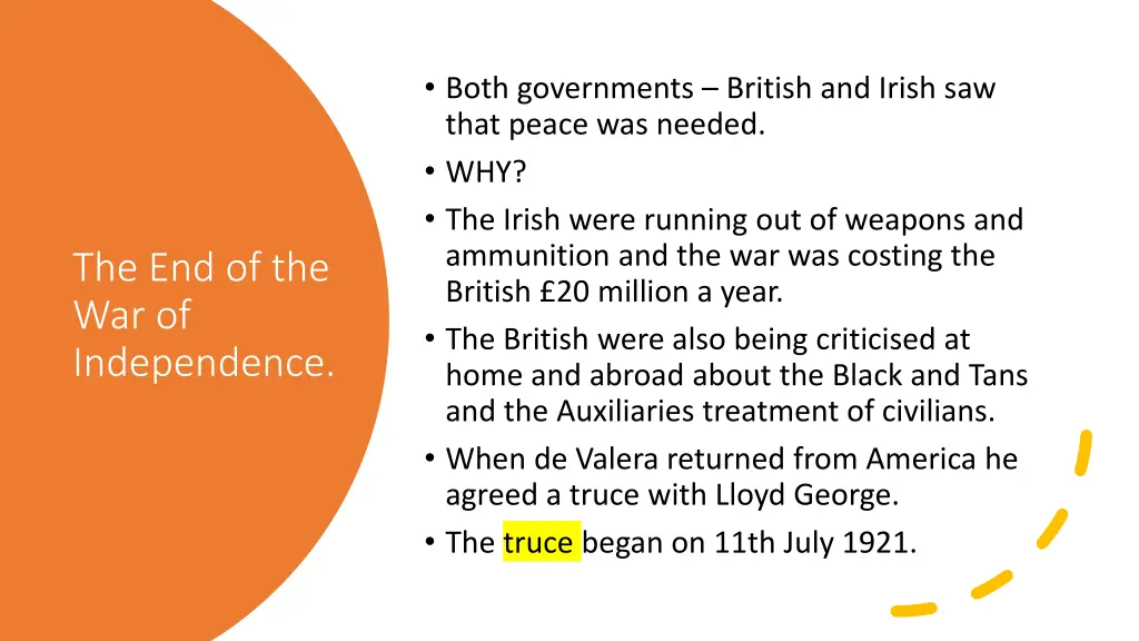 both governments british and irish saw that peace