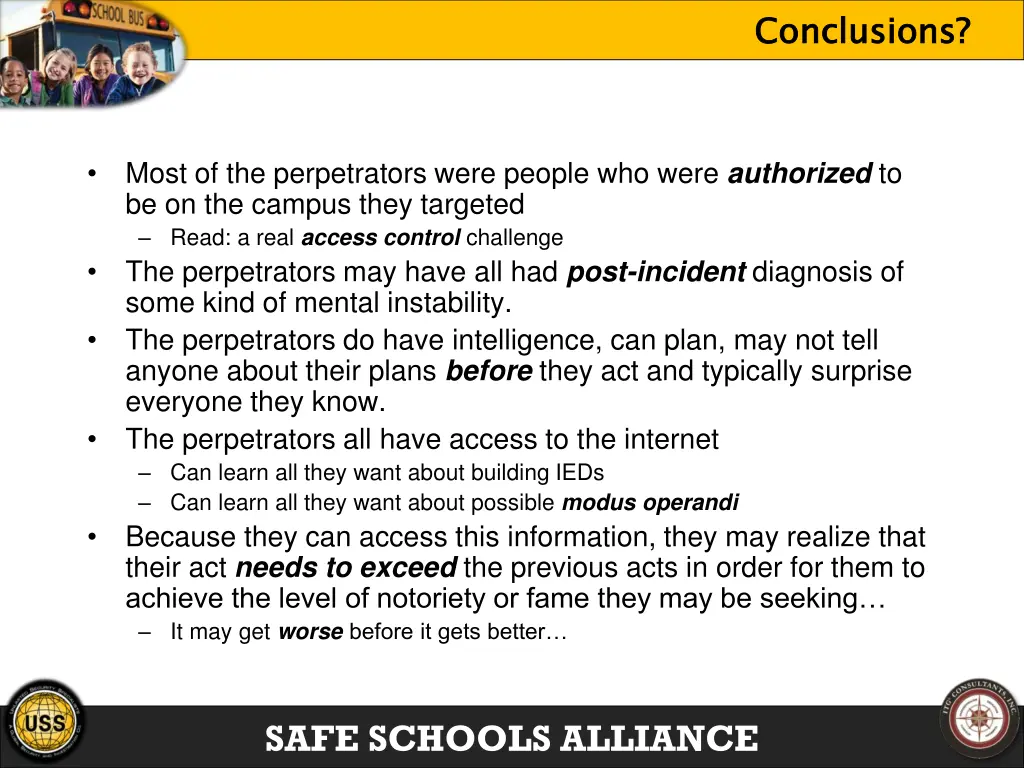 conclusions